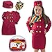 Tigerdoe Pilot Costume for Kids - Stewardess Costumes - Flight Attendant Costume - Kids Dress Up with Storage Case - Pretend Play - Role Play