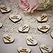 50pcs Just Married Wooden Heart Rustic Wedding Table Scatter Decoration Crafts