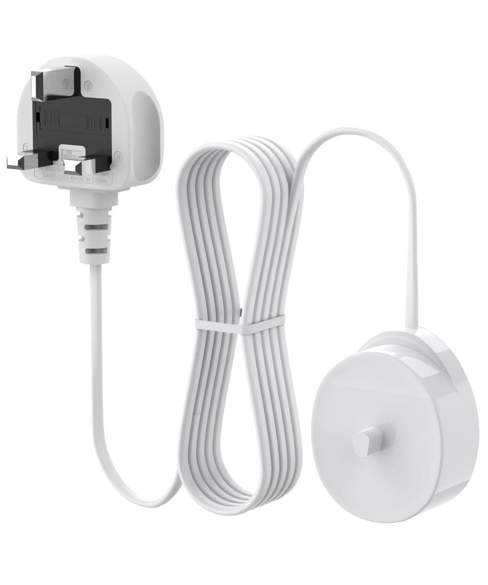 LIANSUM Charger Base Compatible with Braun Oral B Electric Toothbrush Pro 600/650,P ro 2 2500,pro 2900, Pr o 3 3500,Vitality,Genius X, Kids, Pro Series, Smart, iO3/ iO4/ iO5/iO6 UK Plug Type 3757