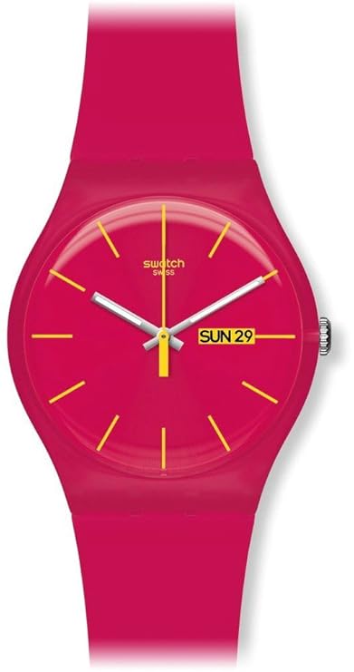 Swatch Mädchen-Armbanduhr Analog Plastik SUOR704