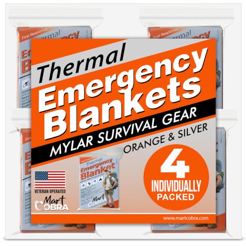 Emergency Blanket 4-Pack