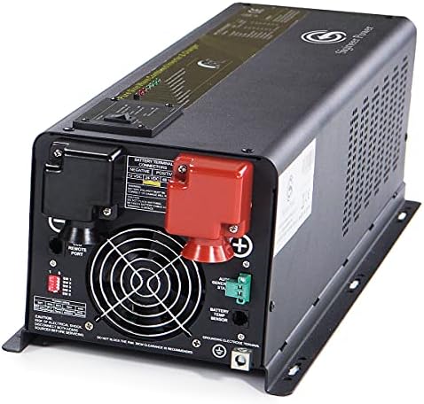 Sigineer Power 6000W 24V Pure Sine Wave Inverter Charger,24Vdc and