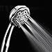 Couradric Handheld Shower Head, 7-Function High Pressure Shower Head with Brass Swivel Ball Bracket and Extra Long Stainless Steel Hose, Chrome, 4