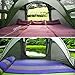 Qisan 4 Person Automatic Camping Tent Outdoor Pop-up Tent Waterproof Quick-Opening Tents Canopy with Carrying Bag Easy to Set up