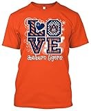 NCAA Love T-shirts - Alabama, Arkansas, Auburn, Clemson, Florida, FSU, Georgia, Kentucky, LSU, Mississippi St., Ole Miss, South Carolina, Tennessee, Texas A&M (Auburn Tigers, Large)