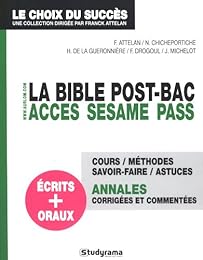 La  bible ACCES, SESAME, PASS
