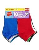 Hanes Boys` Toddler Low Cut Socks