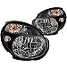 Anzo USA 121121 Subaru Impreza Crystal Black Headlight Assembly - (Sold in Pairs)