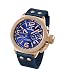 TW Steel CS63 Men's Canteen Leather Blue Dial Blue Strap Chronograph Watch