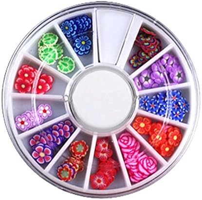 3D Design Nail Art Different DIY Nail Art Stud Wheel Manicure, J