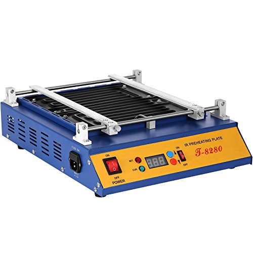 LOVSHARE T8280 1600W Preheating Oven Adjustable 0-450 Degree Infrared Preheat Oven Welder Infrared Preheating Station Infrared Preheater