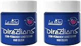 2x La Riche Directions Atlantic Blue Semi-Permanent Hair Color 100ml Tubs