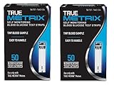 True Metrix Blood Glucose Test Strips Box of 50x2