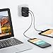 USB C Charger RAVPower 30W Travel Wall Charger Adapter with 5V/3A Type C and iSmart2.0, Compatible Nintendo, Google Pixel XL, Galaxy S9 S8 Note8, iPhone Xs XS Max XR X 8 7 Plus (Black)