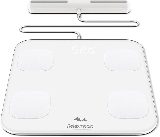 Balança Digital Bioimpedância App Relaxmedic: