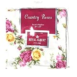 Royal Albert Old Country Roses Luxury Napkins Easy Care ~ Set of 4 Napkins ~ 20