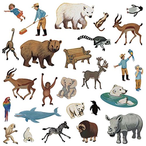 Peaceable Kingdom Press Sticker Fun! At The Zoo Reusable Sticker Tote