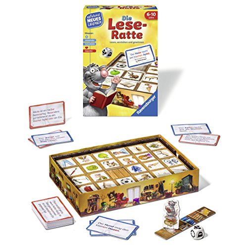 Ravensburger 24956 - Die Lese-Ratte - Spielen und Lernen für Kinder, Lernspiel für Kinder ab 6-10 Jahren, Spielend Neues… – Bild 3