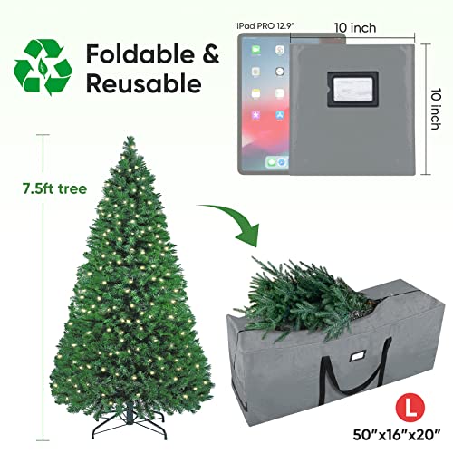 BALEINE 7.5 ft Christmas Tree Storage Bag, Heavy Duty Extra Large