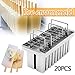 ZXMOTO 20pcs Industrial Stainless Steel Ice Lolly Popsicle Molds Commercial Popsicle Mold Ice Cream Stick Holder 105ml Per Mold