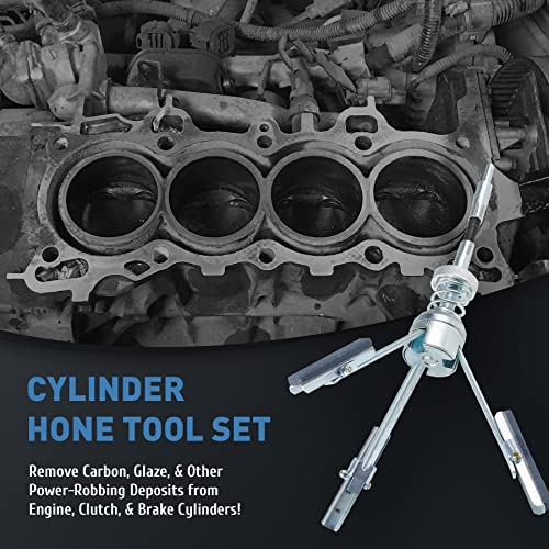 OMT Cylinder Hone Tool Set With Tool Box 11/8" 2" And 3" Replacement