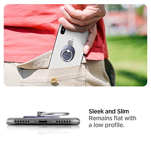Spigen Soporte Anillo Movil, Style Ring Anillo Soporte Teléfono para Todos los teléfonos y tabletas - Orchid Gray - Imagen 6