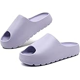 Yueerlu Cloud Slides for Women Men, Recovery Womens Pillow Slides,EVA Anti-Slip shower shoes,Thick Sole Open Toe Garden Shoes,men's sandals,mens slippers for Indoor and Outdoor Size