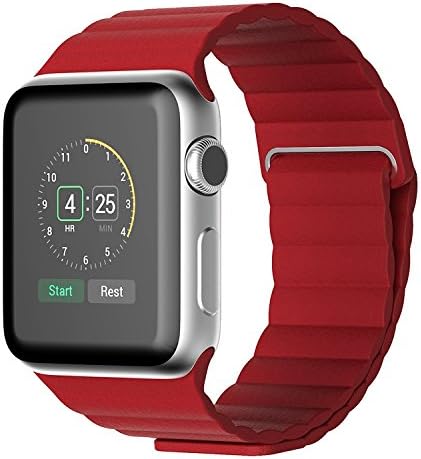 Clebsch abc97123xOLPOIK Apple Watch Band – Red