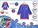 Disney Boys PJ Masks Blue and Red Rain Slicker - Toddler 2-3 Small