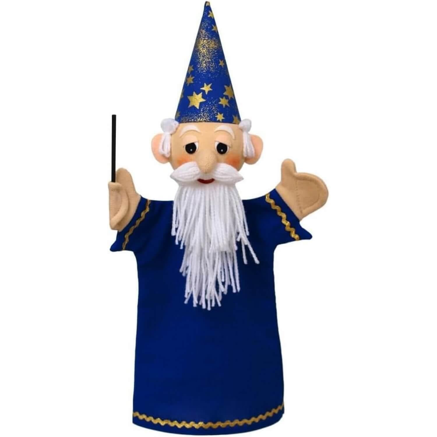 ABA (ABAX5) 71111 ABA Magician Hand Puppet, 36 cm, Blue, Multi-Color