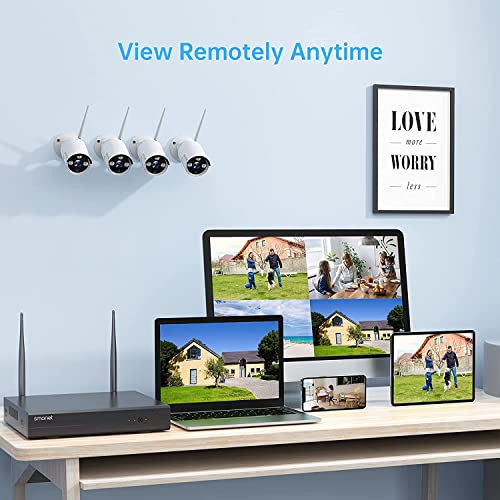 [3MP HD,Audio] WiFi Security Camera System,1TB Hard Drive,8CH