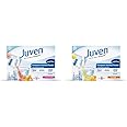 Juven Therapeutic Nutrition Drink Mix Powder for Wound Healing Support, Includes Collagen Protein, Orange 30 Count & Fruit Punch 30 Count, 60 Total Packets
