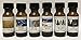 Crazy Candles 6 Bottle Set: 1 Butt Naked, 1 Forget Me Not, 1 Lick Me All Over, 1 Sex On The Beach, 1 Very Sexy Women, 1 Very Sexy Men 1/2 Fl Oz Each (15ml) Premium Grade Scented Fragrance Oils By