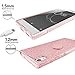 Sony Xperia XA1 Ultra Case, Silverback Girls Bling Glitter Sparkle Case with 360 Rotating Ring Stand, Soft TPU Outer Cover + Hard PC Inner Shell Skin for Sony Xperia XA1 Ultra Case -Rose Gold
