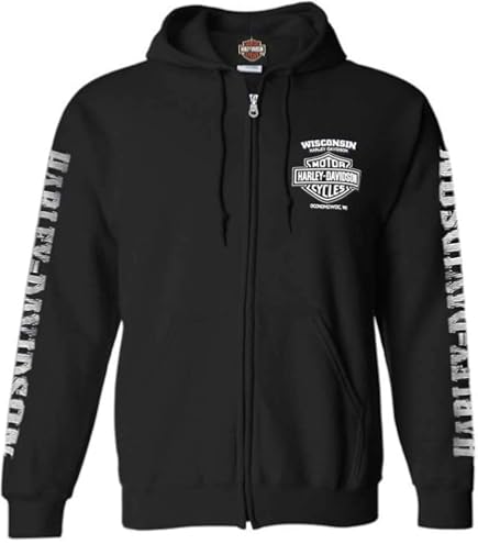 Amazon.com: Harley-Davidson Men's Eagle Piston Long Sleeve Full