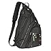 Larswon Sling Backpack, Sling Bag Laptop, Crossbody Bag Men, Shoulder Bags Black