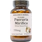 Pueraria Mirifica | Helps Grow Curves | Clean Lable | Stearate Free | Glass Bottle