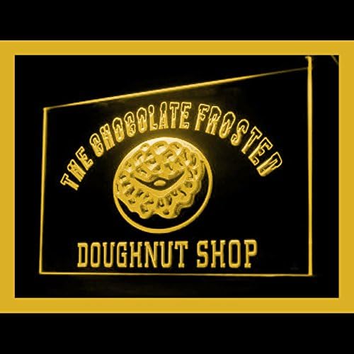 110209 Chocolate Doughnuts Shop Cafe Display LED Light Sign
