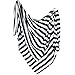 Copper Pearl Large Premium Knit Baby Swaddle Receiving Blanket Black and White Classic
