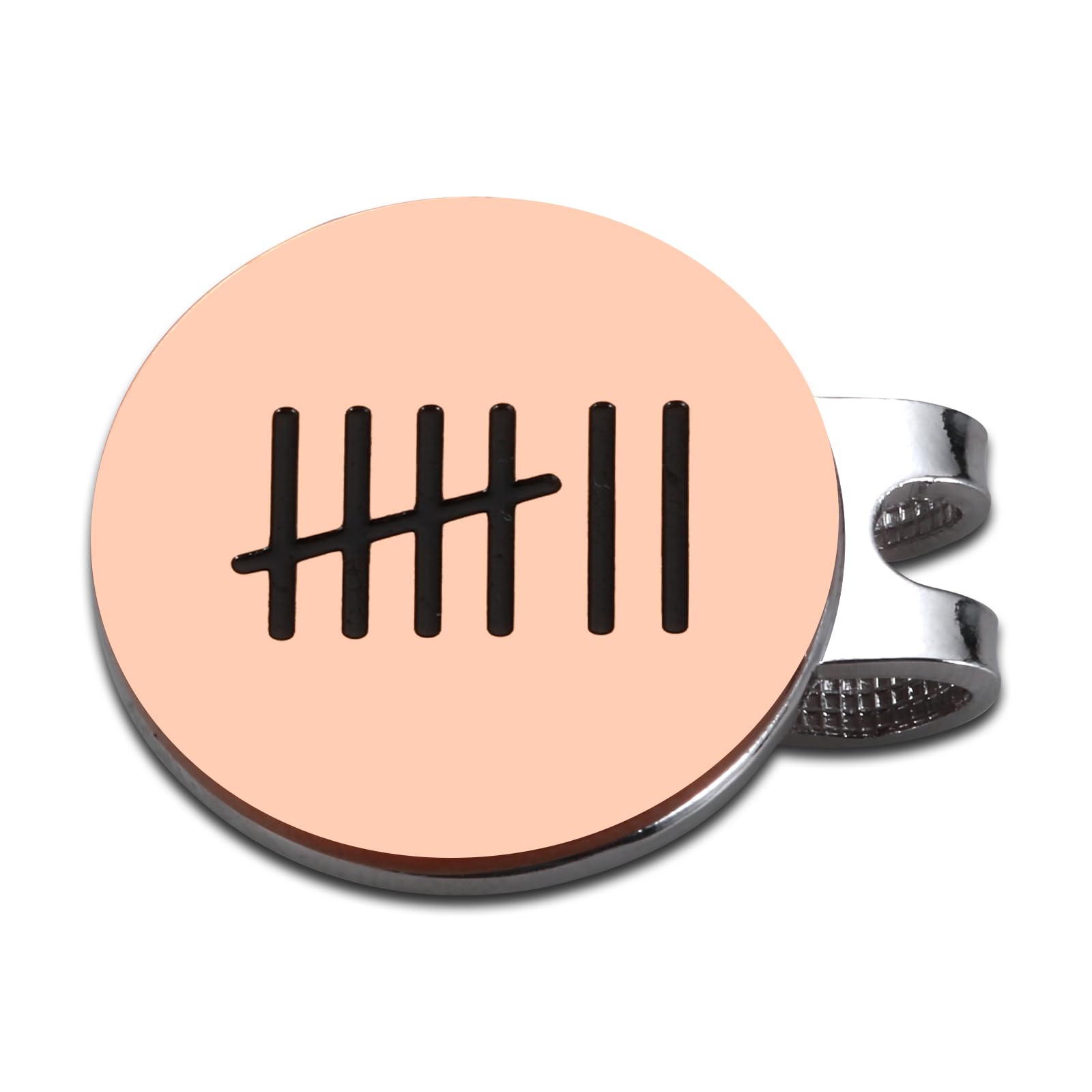 Photo 1 of 7 Year Anniversary Steel Gifts for Him Golf Ball Marker Hat Clip Golf Accessories for Men Husband Gift from Wife Iron Gifts for 7th Anniversary Wedding Sweetest Day Christmas Valentines Day