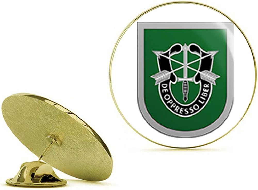 HOF Trading Gold US Army Special Forces Command Flash Gold