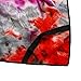 Beach Chair Cover, Microfiber Chaise Lounge Towel Cover with Storage Pockets for Pool Sun Lounger Hotel Garden Red Tie-Dye