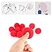 Yosoo 10Pcs Magic Sponge Ball 4.5cm Soft Red Close-Up Comedy Trick Props for Magicians Street Performance and Comedy Shows Professional Quality
