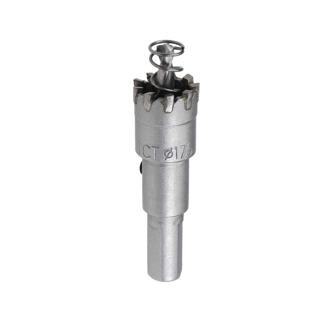 sourcing map 17.5mm Carbide Hole Cutter, Hole Saws for Stainless Steel Sheet Metal, High Density Carbide Tooth