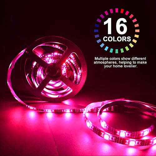 Sunnest LED Strip Lights, Bias Lighting Strip for HDTV USB Powered for 40-60 inch Flat Screen TV