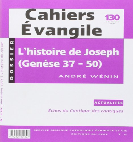 L histoire de joseph (ce 130) by 