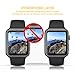 【2-Pack】Screen Protector Compatible Apple Watch 3/2/1,iWatch Full Coverage PET+TPU Screen Protector Compatible Apple Watch Series 3/2/1 42mm - HD Clear,Ultra-thin,Anti-Scratch,Anti-Bubble