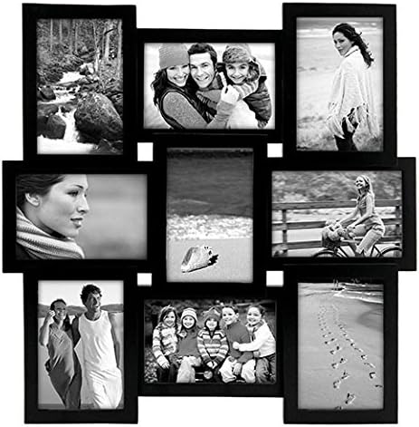Wood Puzzle Collage Picture Frame Multiple 9 Pictures Decorative Frame Family Home Decor