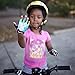 ZippyRooz Toddler & Little Kids Bike Gloves for Balance and Pedal Bicycles for Ages 1-8 Years Old. 8 Designs for Boys & Girls (Stars, Little Kids Medium (3-4))