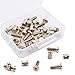 Hilitchi M6 x 15mm Zinc Plated Hex Drive Socket Cap Furniture Barrel Screws Bolt Nuts Assortment Kit for Furniture Cots Beds Crib and Chairs - Pack of 15